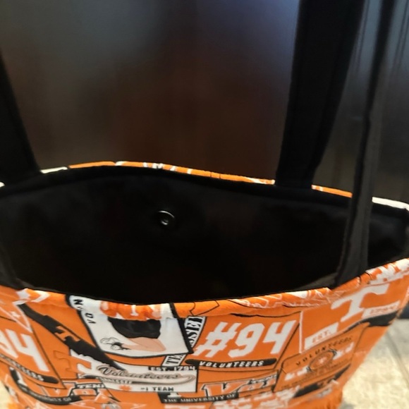 University of Tennessee Vols Orange and Black Tote Bag - Picture 4 of 6